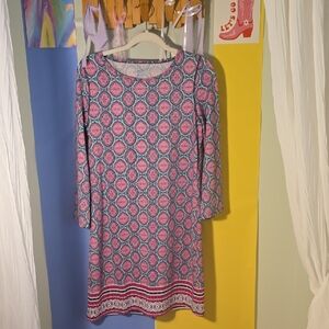 Cabana Life Vibrant Pink and Blue Sun Protective Dress